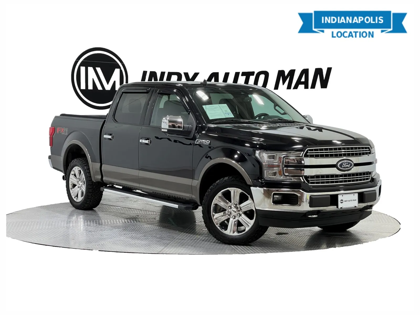 Black 2020 Ford F-150 Lariat for sale in Indianapolis, IN