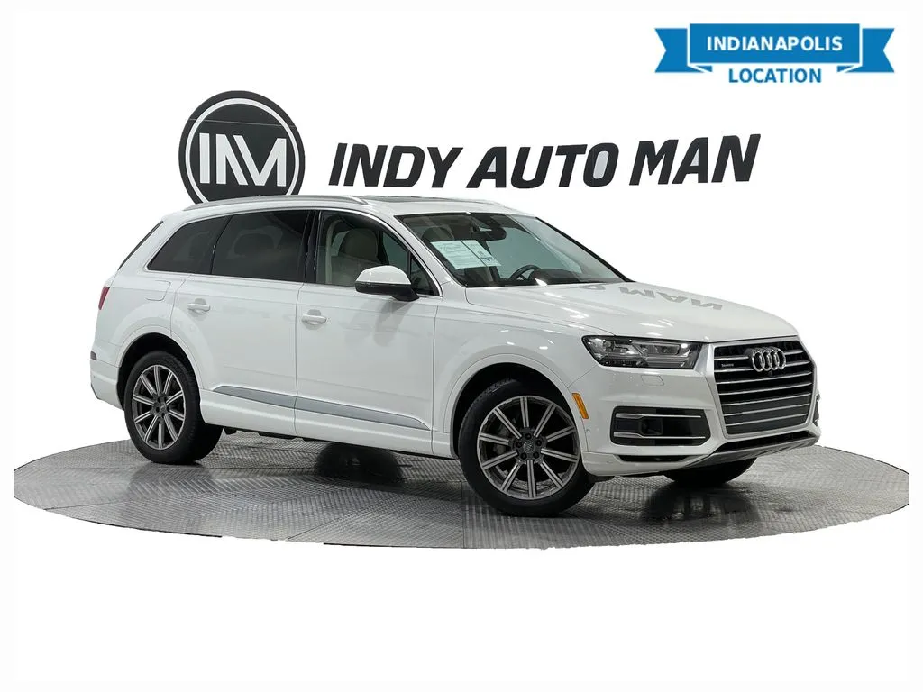 White 2019 Audi Q7 55 Premium Plus quattro for sale in Indianapolis, IN