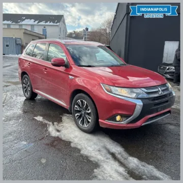 Red 2018 Mitsubishi Outlander PHEV SEL for sale in Indianapolis, IN