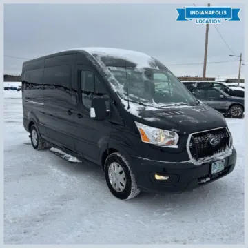 Black 2022 Ford Transit-350 XLT for sale in Indianapolis, IN
