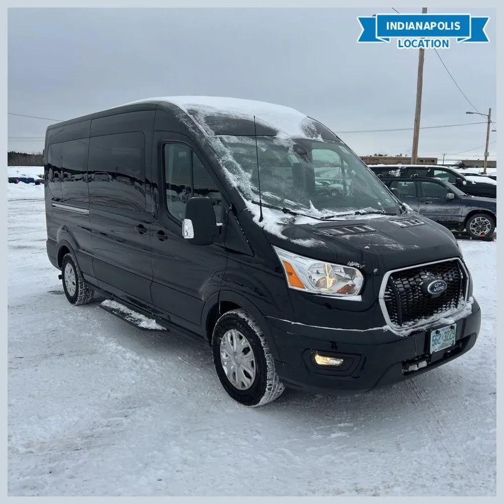 Black 2022 Ford Transit-350 XLT for sale in Indianapolis, IN