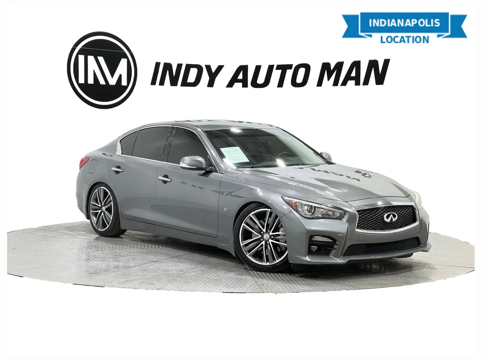 Gray 2014 INFINITI Q50 Sport for sale in Indianapolis, IN