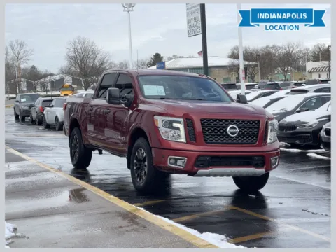 Red 2019 Nissan Titan PRO-4X for sale in Indianapolis, IN