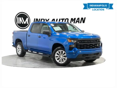 Blue 2022 Chevrolet Silverado 1500 Custom for sale in Indianapolis, IN