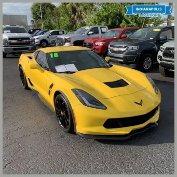 Yellow 2018 Chevrolet Corvette Grand Sport 2LT for sale in Indianapolis, IN