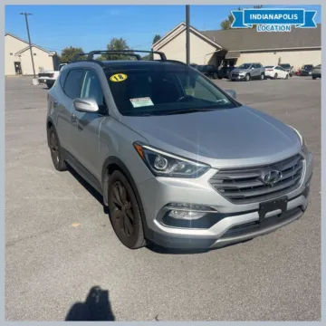 Silver 2018 Hyundai Santa Fe Sport 2.0T Ultimate for sale in Indianapolis, IN
