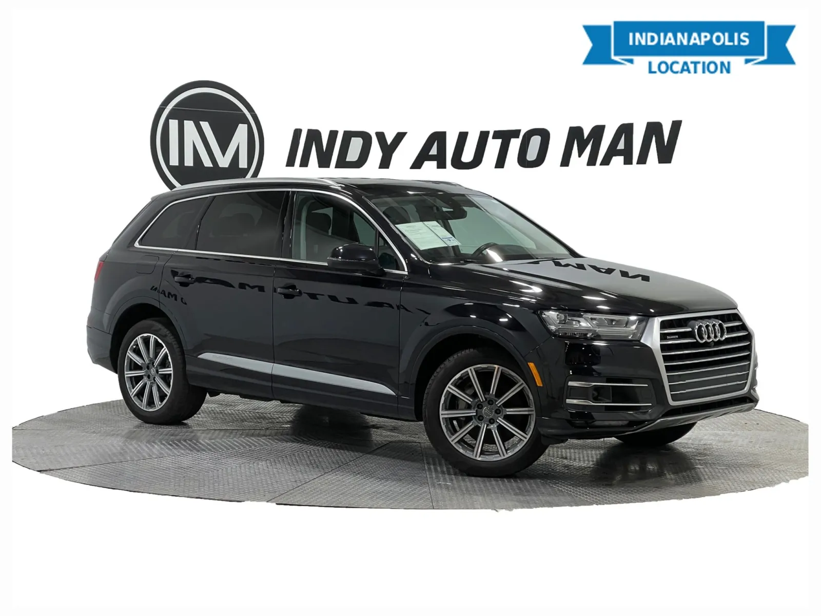 Black 2018 Audi Q7 3.0T Premium Plus quattro for sale in Indianapolis, IN