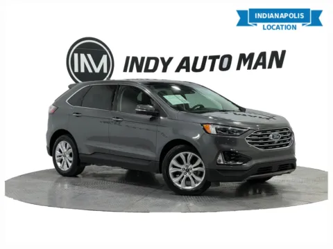 Gray 2020 Ford Edge Titanium for sale in Indianapolis, IN