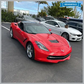 Red 2016 Chevrolet Corvette Stingray 1LT for sale in Indianapolis, IN