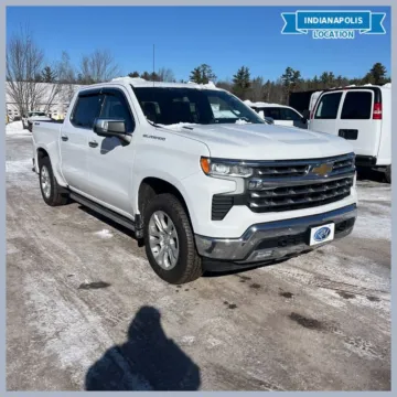 White 2022 Chevrolet Silverado 1500 LTZ for sale in Indianapolis, IN
