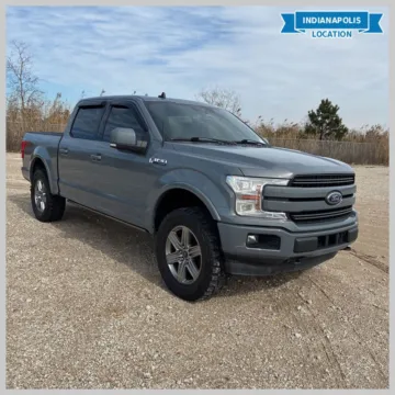 Gray 2019 Ford F-150 Lariat for sale in Indianapolis, IN