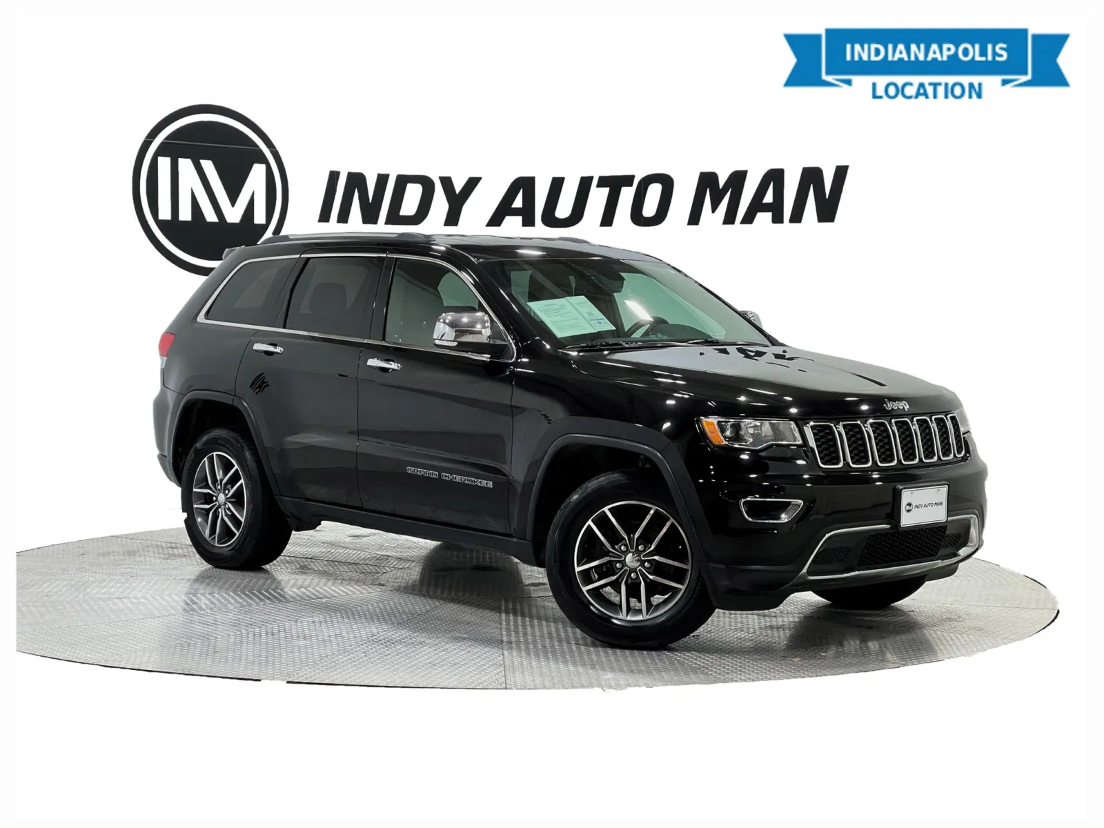 Black 2017 Jeep Grand Cherokee Limited for sale in Indianapolis, IN
