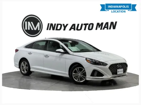 White 2018 Hyundai Sonata Limited for sale in Indianapolis, IN