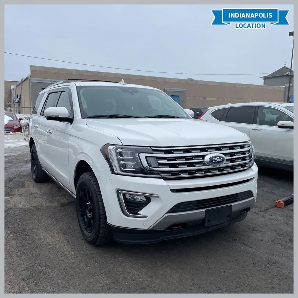 White 2021 Ford Expedition Limited for sale in Indianapolis, IN