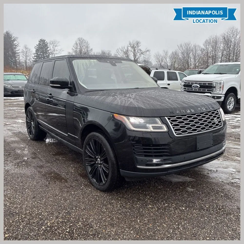 Black 2019 Land Rover Range Rover 3.0L V6 Supercharged HSE for sale in Indianapolis, IN