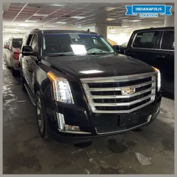 Black 2019 Cadillac Escalade ESV Luxury for sale in Indianapolis, IN