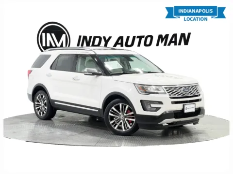 White 2016 Ford Explorer Platinum for sale in Indianapolis, IN