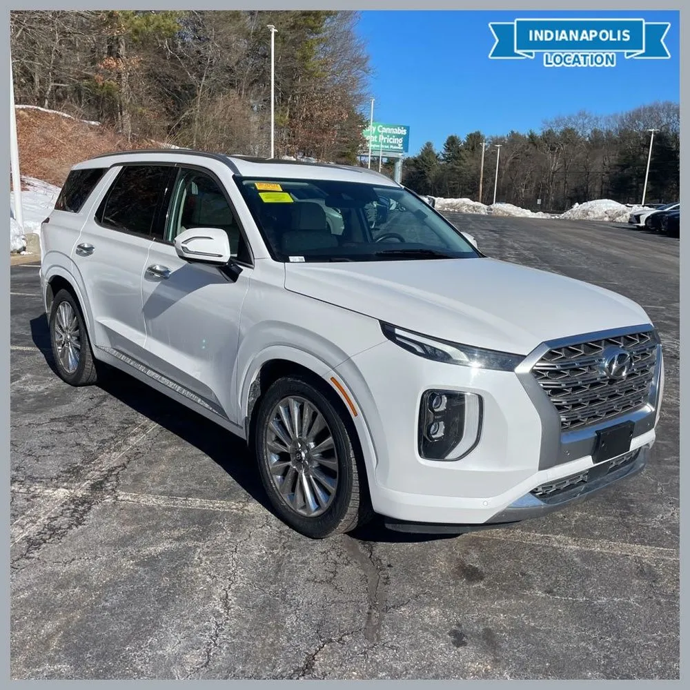 White 2020 Hyundai Palisade Limited for sale in Indianapolis, IN