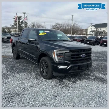 Black 2021 Ford F-150 Lariat for sale in Indianapolis, IN