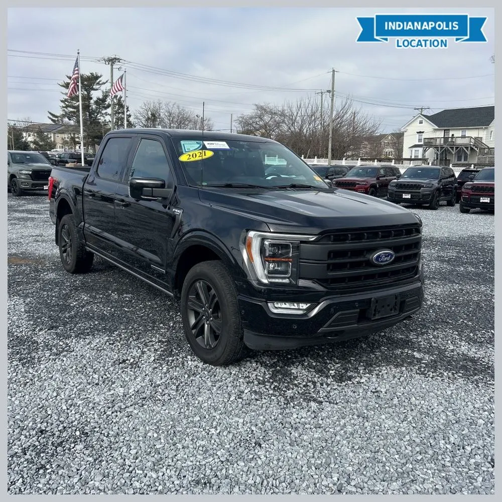 Black 2021 Ford F-150 Lariat for sale in Indianapolis, IN