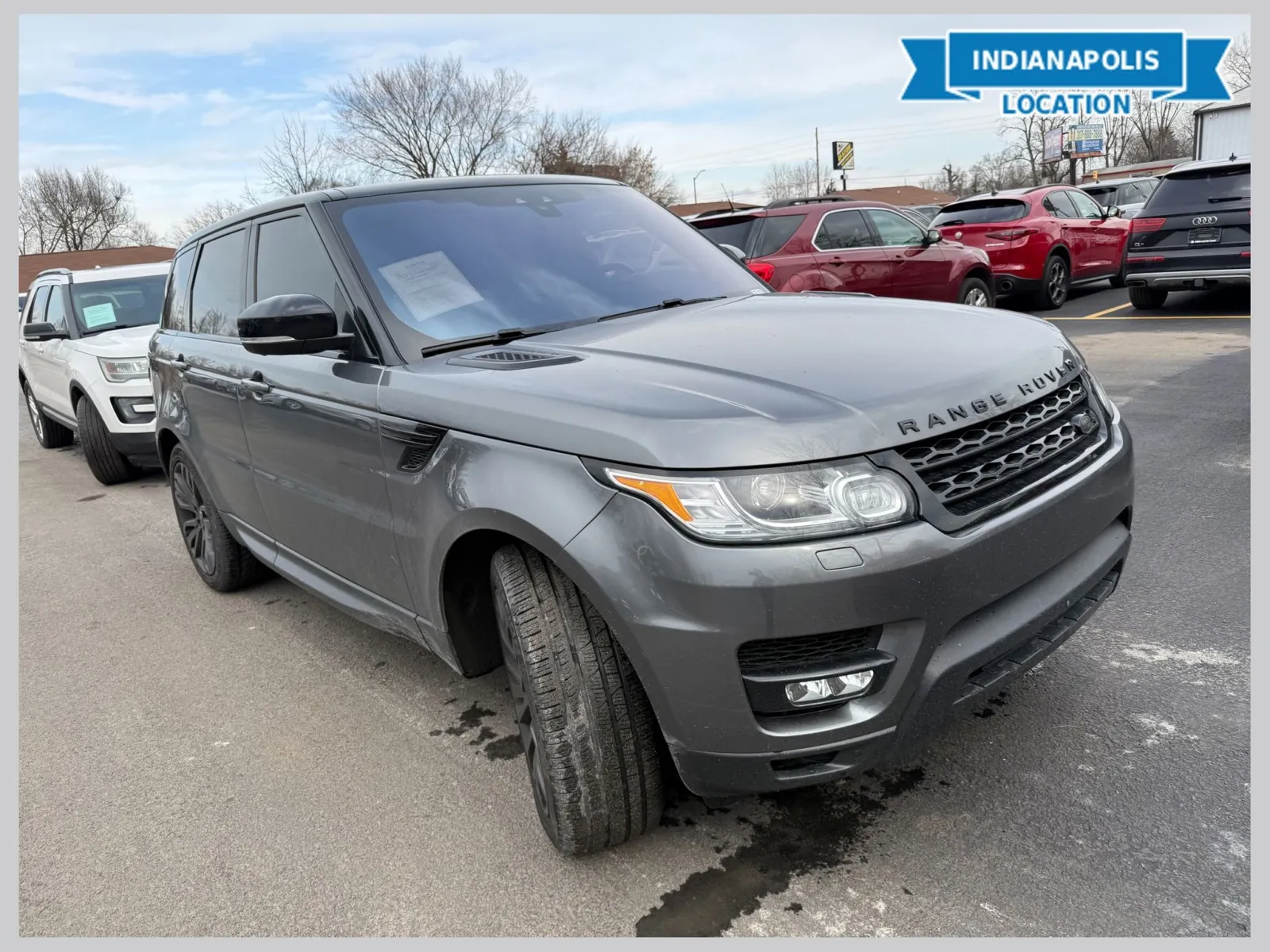 Gray 2017 Land Rover Range Rover Sport 5.0L V8 Supercharged for sale in Indianapolis, IN