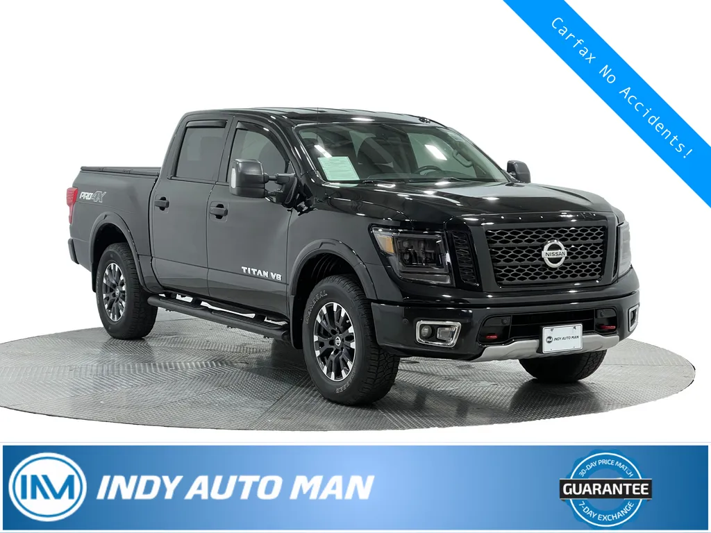 Black 2018 Nissan Titan PRO-4X for sale in Indianapolis, IN