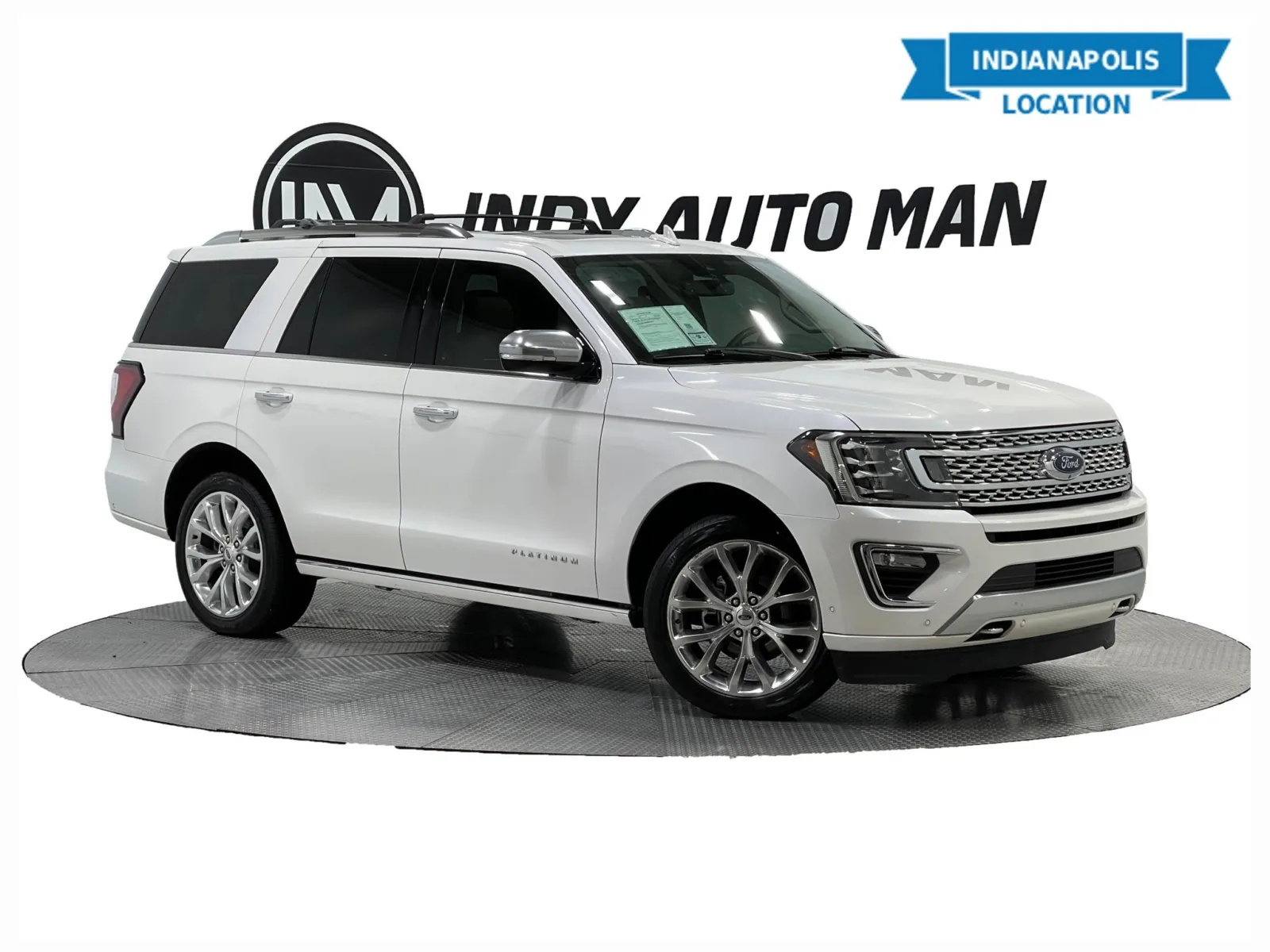 White 2019 Ford Expedition Platinum for sale in Indianapolis, IN