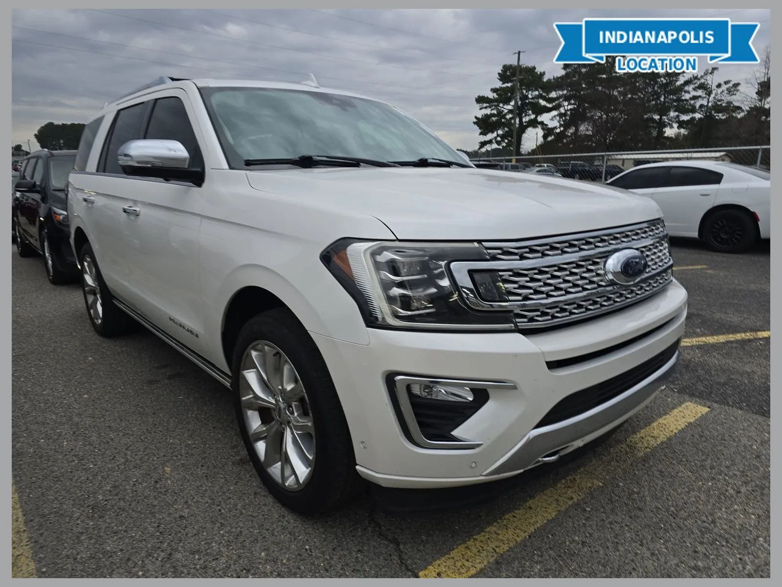White 2019 Ford Expedition Platinum for sale in Indianapolis, IN