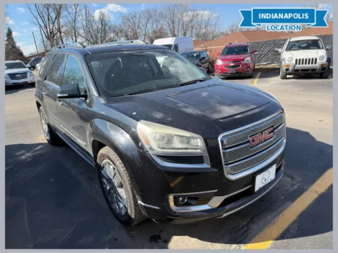 Black 2013 GMC Acadia Denali for sale in Indianapolis, IN