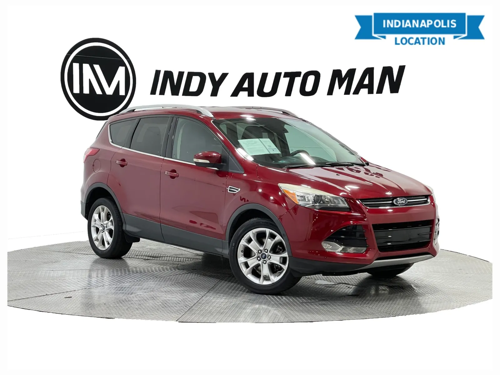 Red 2016 Ford Escape Titanium for sale in Indianapolis, IN