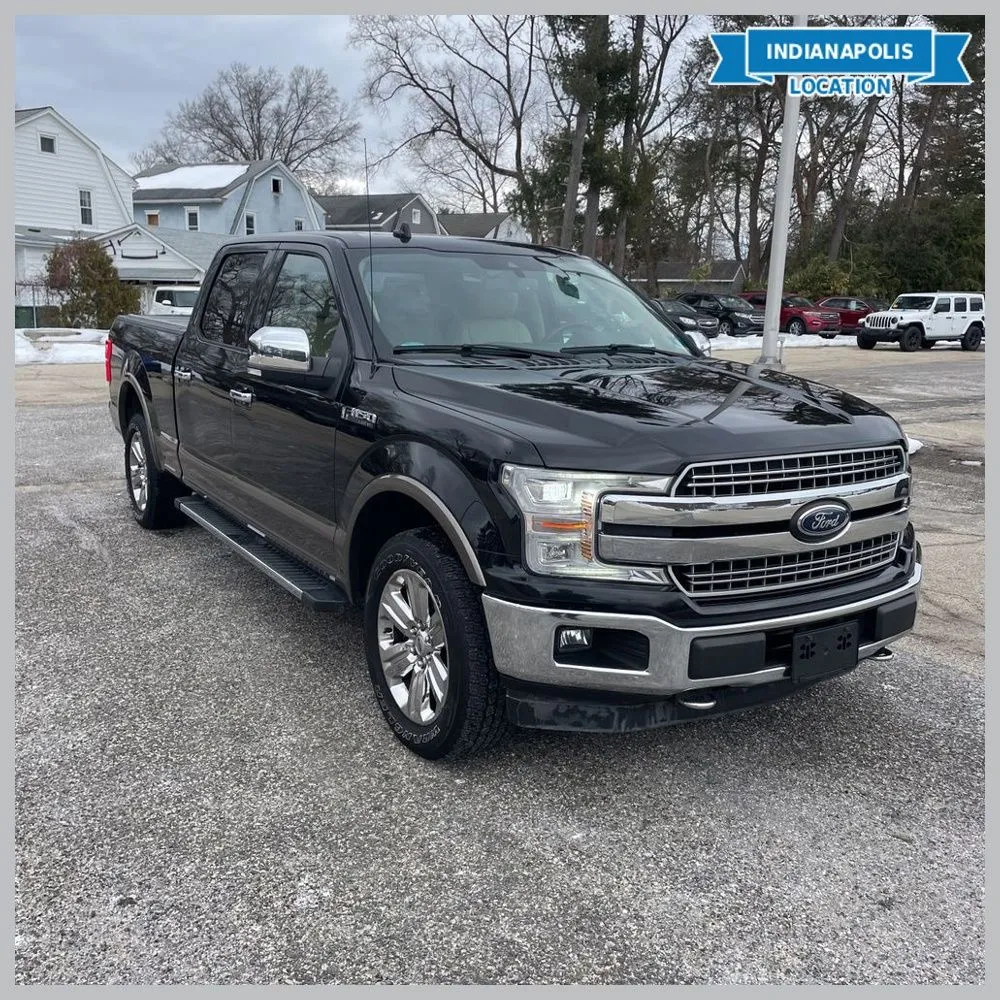 Black 2018 Ford F-150 Lariat for sale in Indianapolis, IN