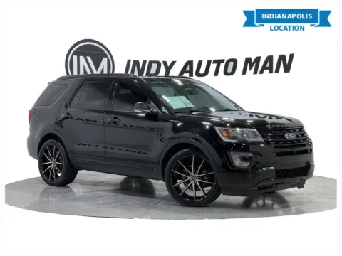Black 2017 Ford Explorer Sport for sale in Indianapolis, IN