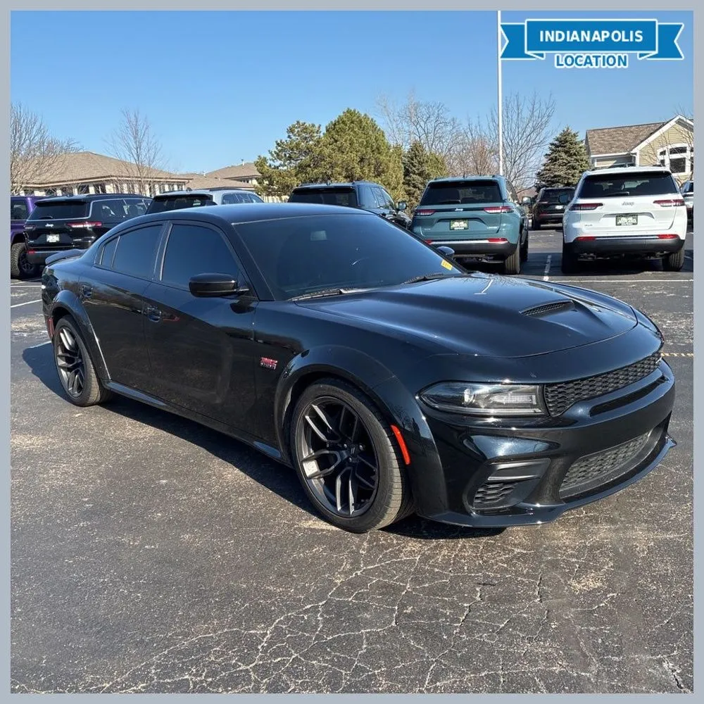 Black 2021 Dodge Charger R/T Scat Pack Widebody for sale in Indianapolis, IN
