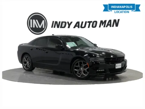 Black 2015 Dodge Charger SXT for sale in Indianapolis, IN