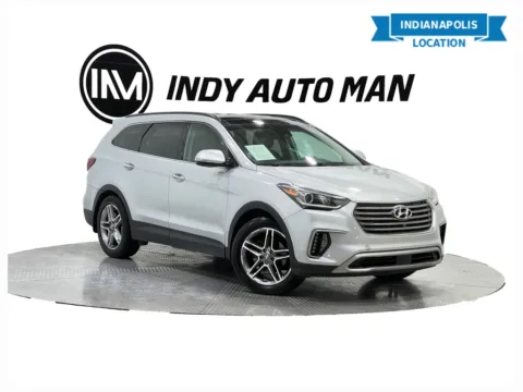Silver 2017 Hyundai Santa Fe SE Ultimate for sale in Indianapolis, IN