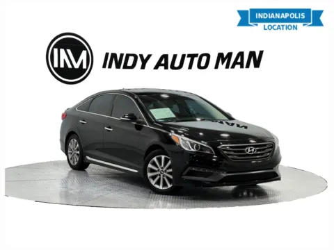 Black 2017 Hyundai Sonata Limited for sale in Indianapolis, IN