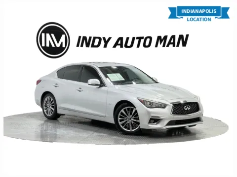 Silver 2019 INFINITI Q50 3.0t LUXE for sale in Indianapolis, IN