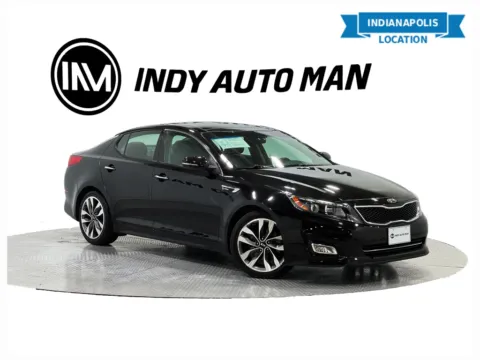 Black 2015 Kia Optima SX Turbo for sale in Indianapolis, IN