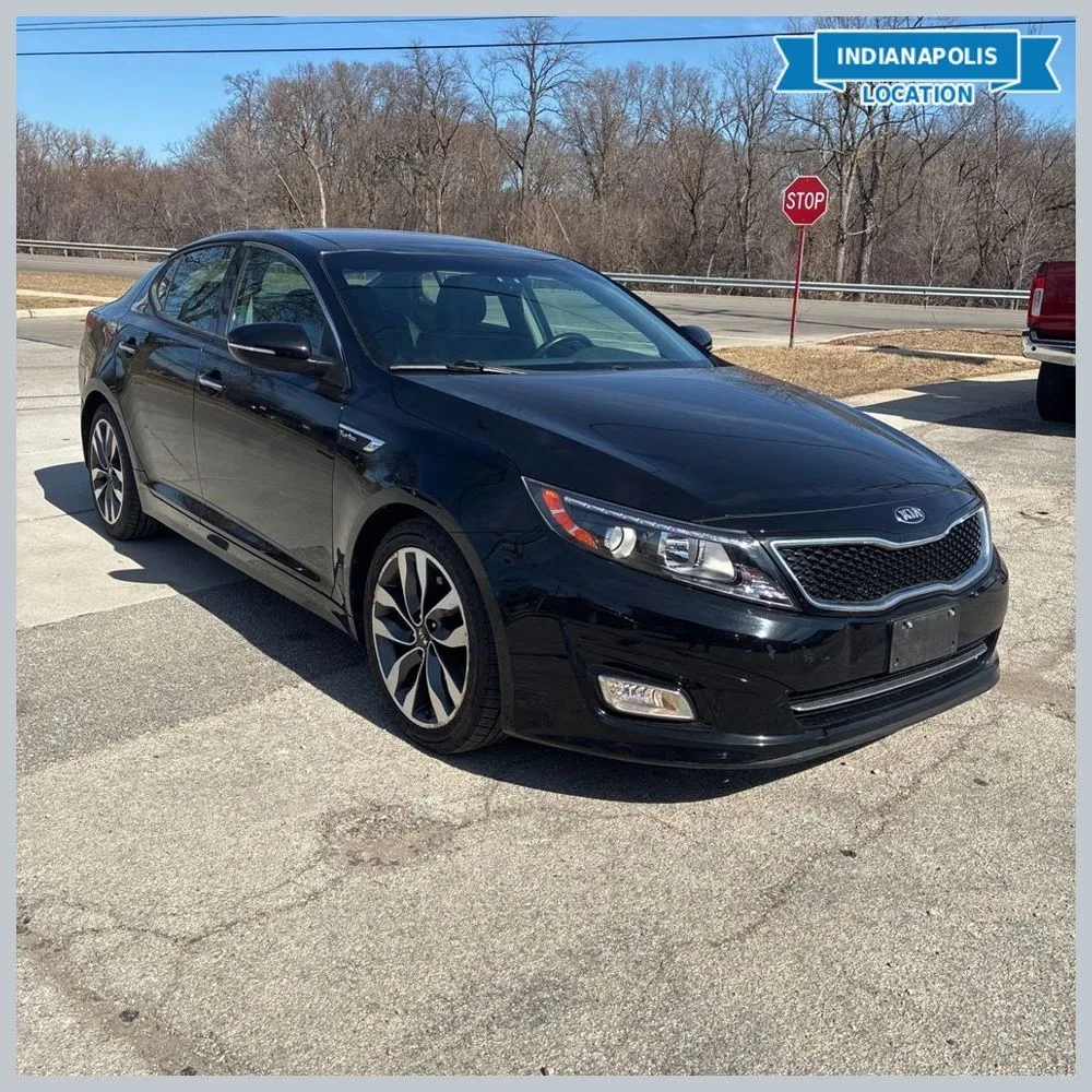 Black 2015 Kia Optima SX Turbo for sale in Indianapolis, IN