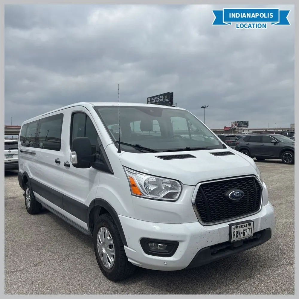 White 2022 Ford Transit-350 XLT for sale in Indianapolis, IN