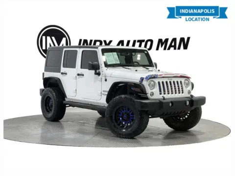 White 2017 Jeep Wrangler Unlimited Sport for sale in Indianapolis, IN