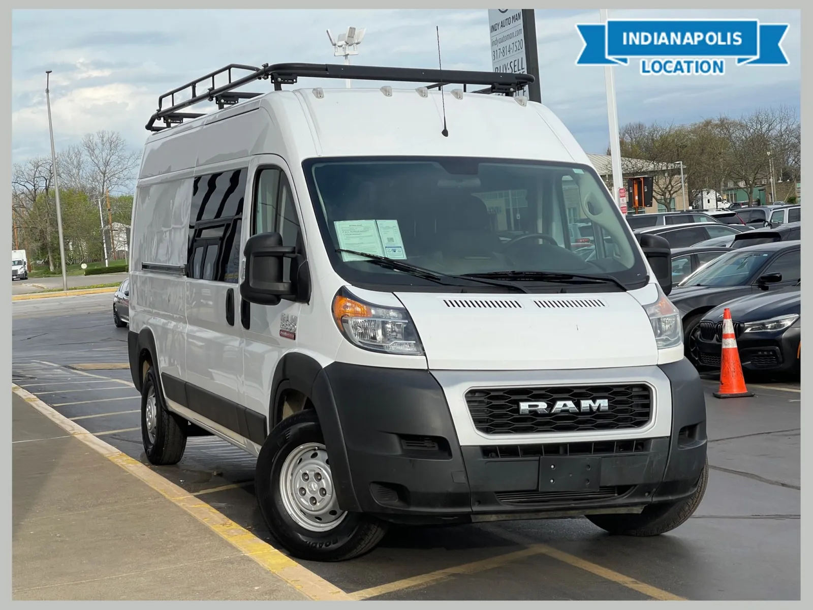 White 2021 Ram ProMaster 2500 High Roof for sale in Indianapolis, IN
