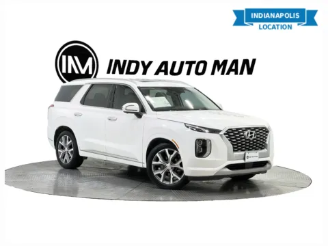 White 2021 Hyundai Palisade Limited for sale in Indianapolis, IN