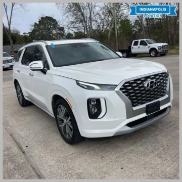 White 2021 Hyundai Palisade Limited for sale in Indianapolis, IN