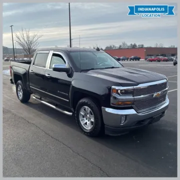 Black 2017 Chevrolet Silverado 1500 LT LT1 for sale in Indianapolis, IN