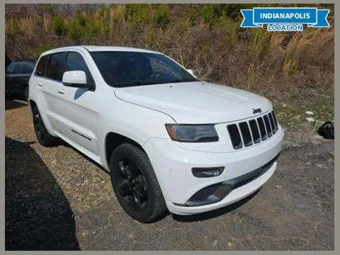 White 2015 Jeep Grand Cherokee Overland for sale in Indianapolis, IN
