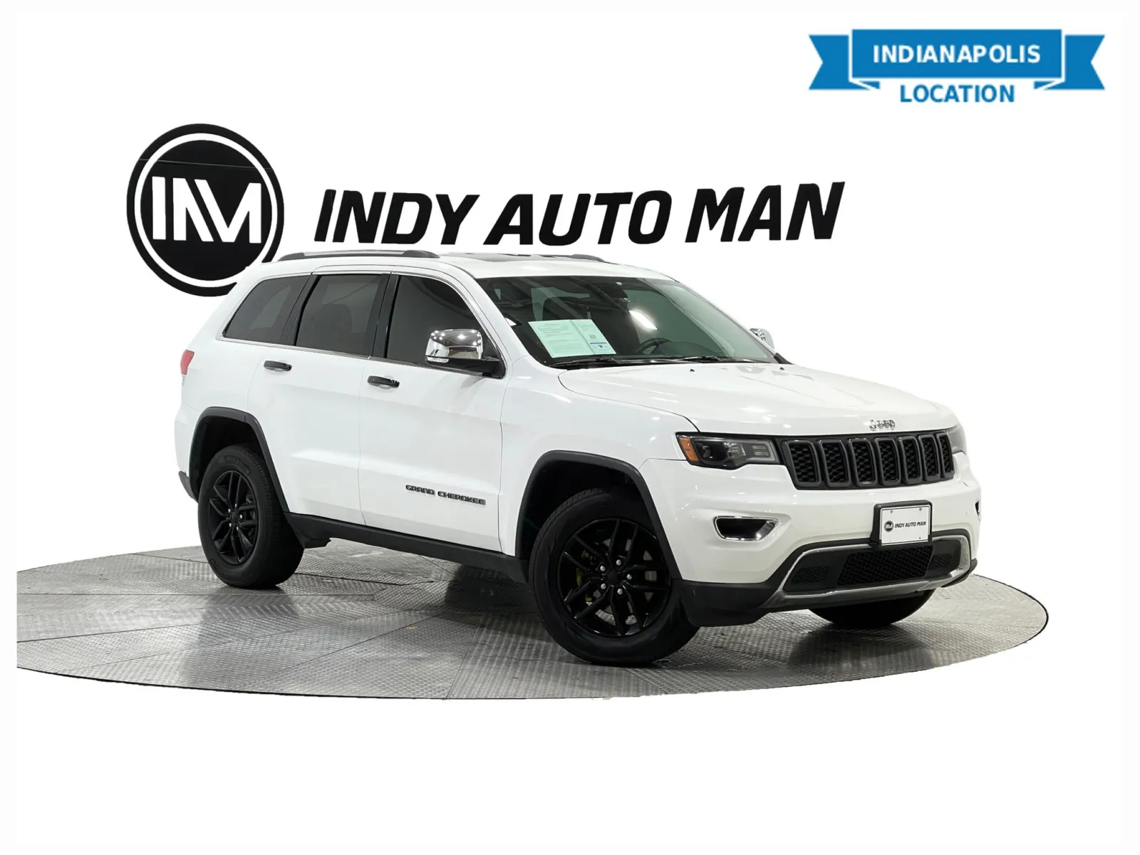 White 2017 Jeep Grand Cherokee Limited for sale in Indianapolis, IN