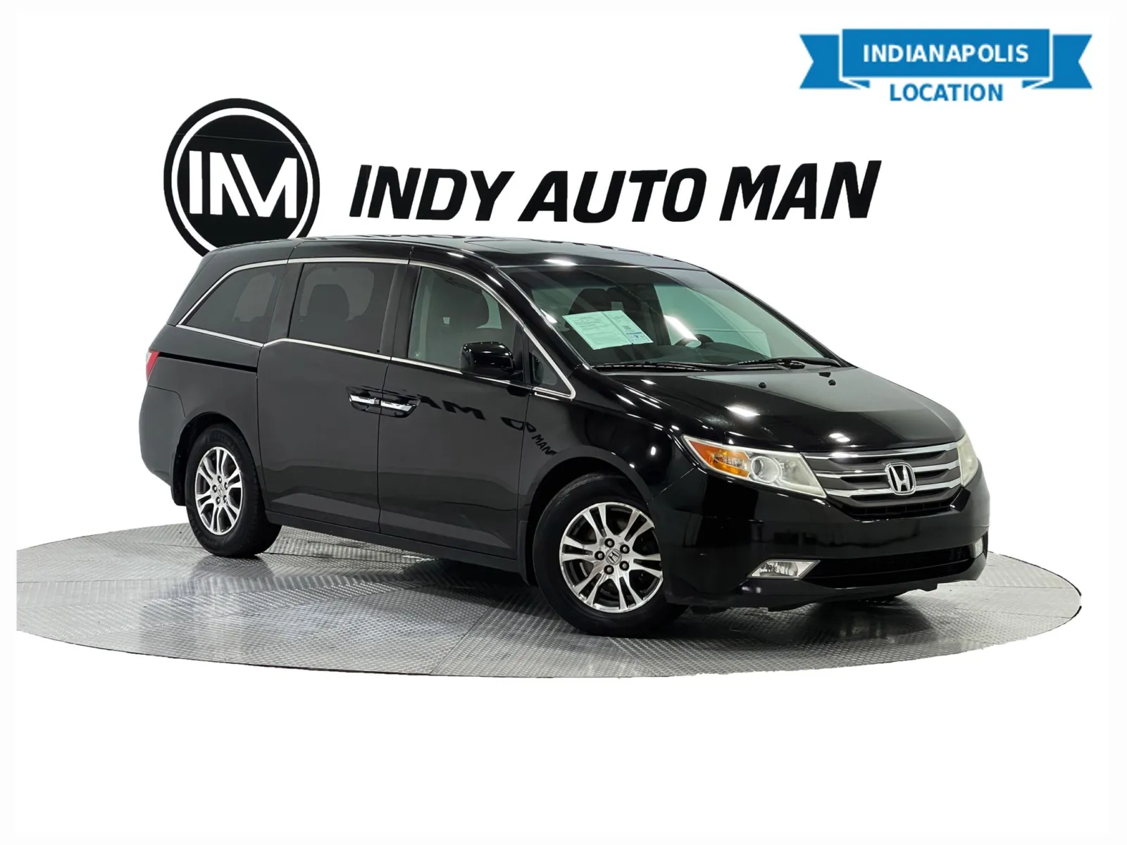 Black 2011 Honda Odyssey EX-L for sale in Indianapolis, IN