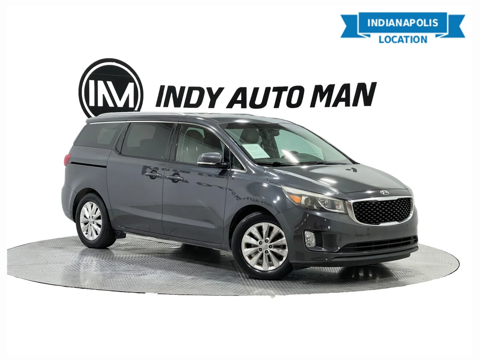 Gray 2017 Kia Sedona EX for sale in Indianapolis, IN