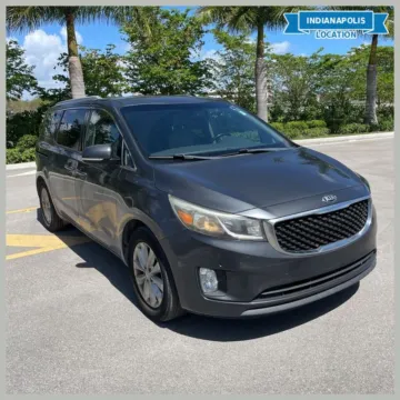 Gray 2017 Kia Sedona EX for sale in Indianapolis, IN